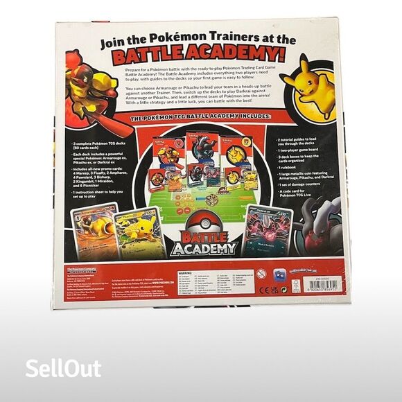 Pokémon TCG Battle Academy 2024 Board Game with 3 Decks & Guides - Picture 2 of 2